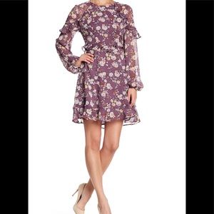 ASTR the Label dress with ruffle detail.